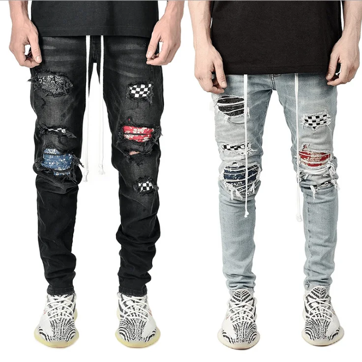 distressed mens joggers