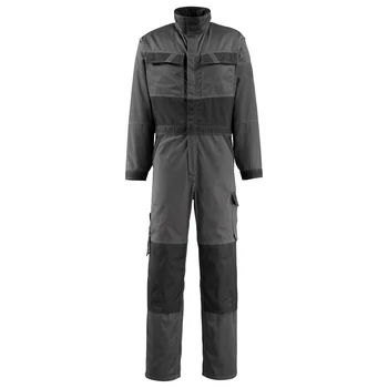 Tuta Da Lavoro Con Strisce Riflettenti E Tasche Con Cerniera – Antistatica E Ignifuga, In Misto Cotone, Blu/Arancione, Taglie Dalla S Alla 4XL
