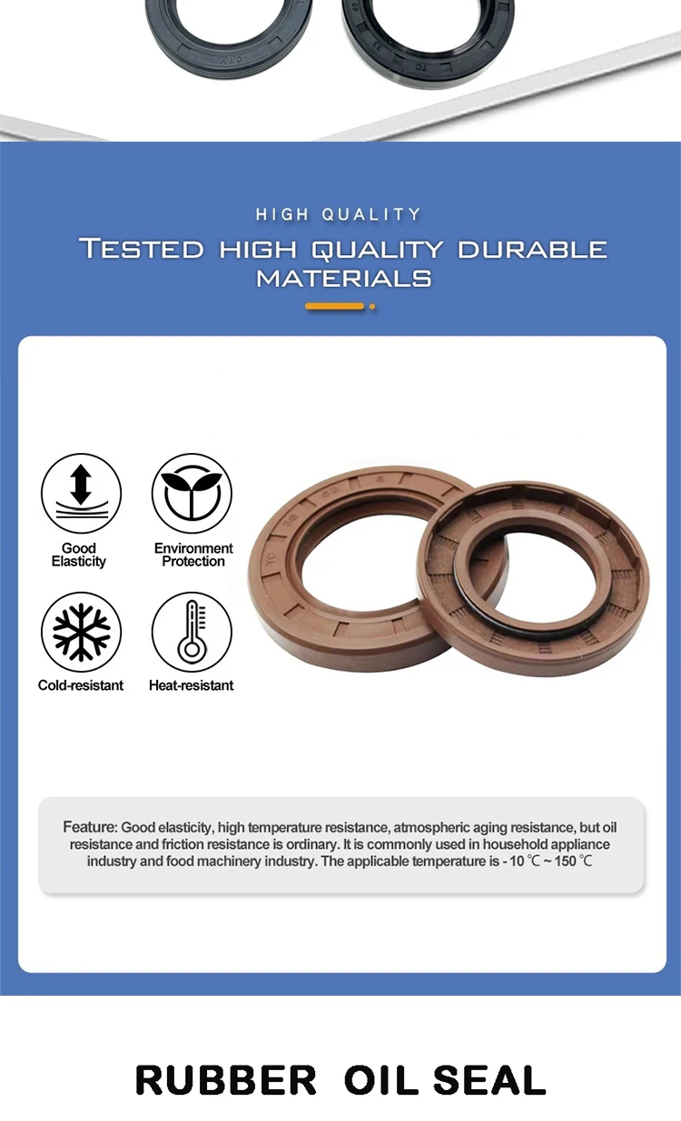 High temperature custom rubber oil sealing fkm nbr gearbox sc oil seal crankshaft tc tb ta oil seal manufacturer supplier