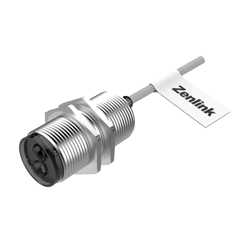 Zhunlian Waterproof Photoelectirc Sensors Diffuse IR Proximity Sensor Switch 12v