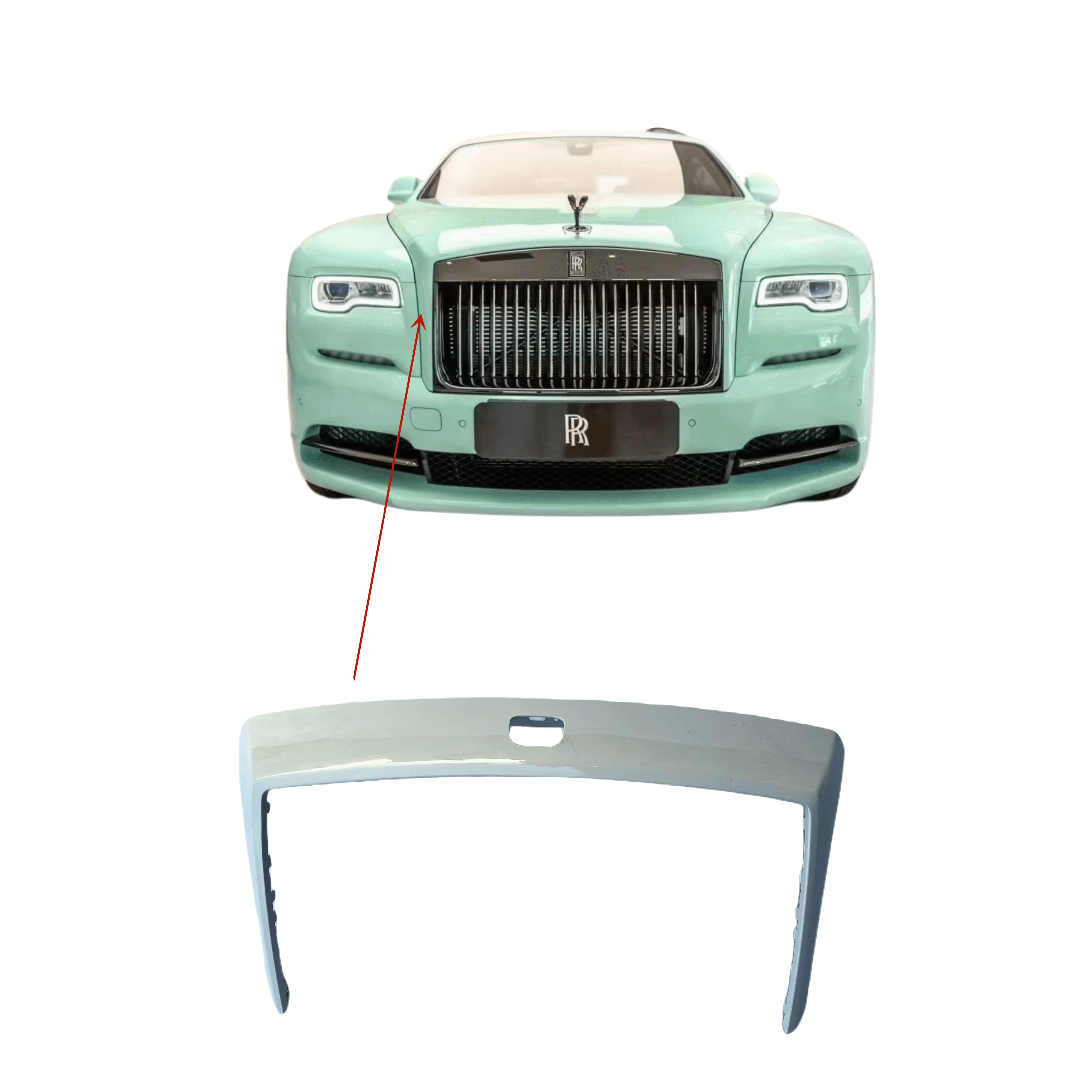 High Quality Auto Parts For Rolls Royce Ghost 3th Generations Pp Material  Car Front Bumper Oem 51117446941  Bumpers  AliExpress