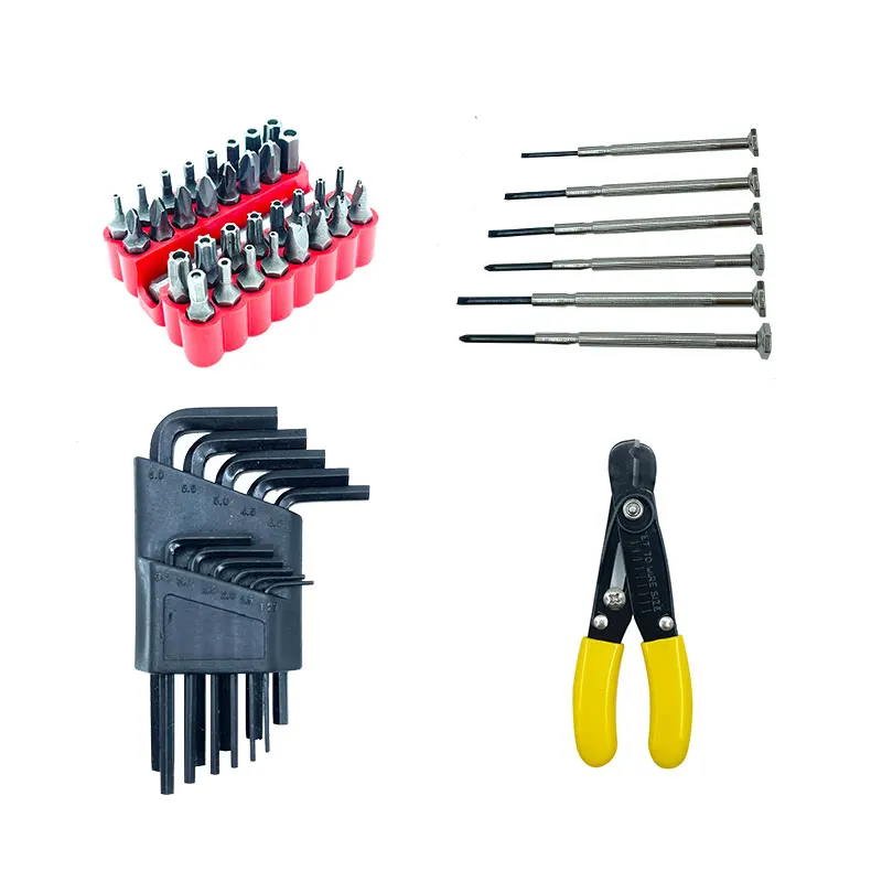 Kico 56-Piece Computer Networking Tool Kit with Special Pliers and Telecom Parts All-in-One Set in Plastic Box Networking Tools