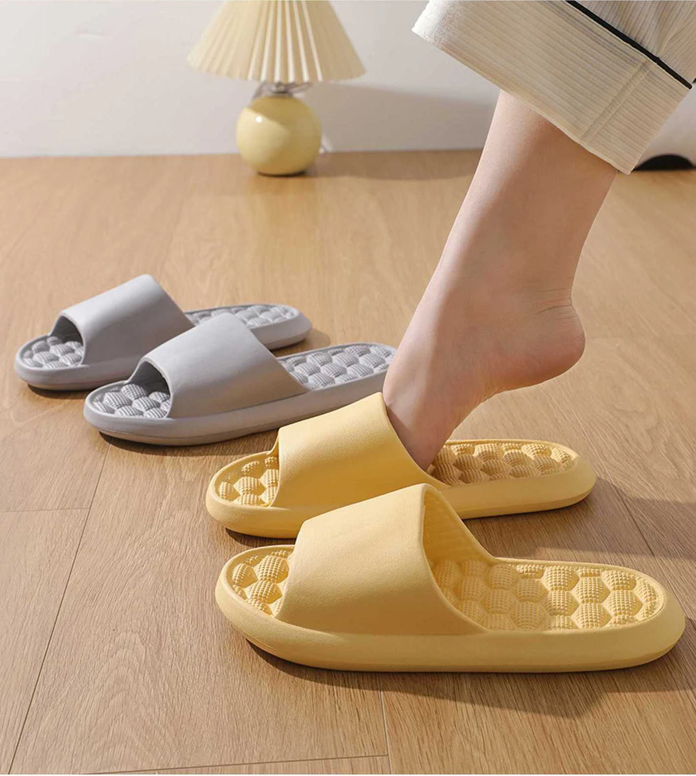 Fast Delivery Custom Massage Slippers Acupressure Unisex Nonslip Bath  Slippers EVA Summer Slippers Womens Shoes Summer Top Max