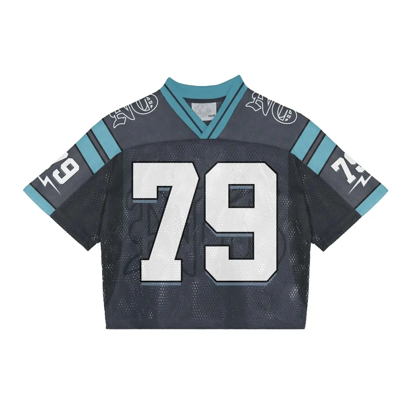 Custom Streetwear Design Classic V Neck Screen Print Cropped Retro Mesh Foot Ball Baseball Soccer Football Jersey Shirts for Men gallery 11