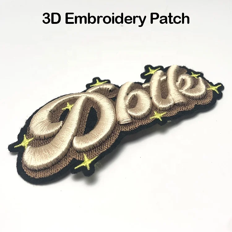 High Density Iron on Butterfly Embroidery Patch Hot Sales Custom Shape Brand Logo Sewing Flat Hat Patches for Women