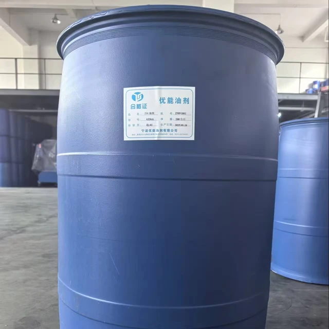 NSF Compliant Industrial Lubricant Polyester Short Fiber Oil Elastic Silicone Emulsion Various Applications