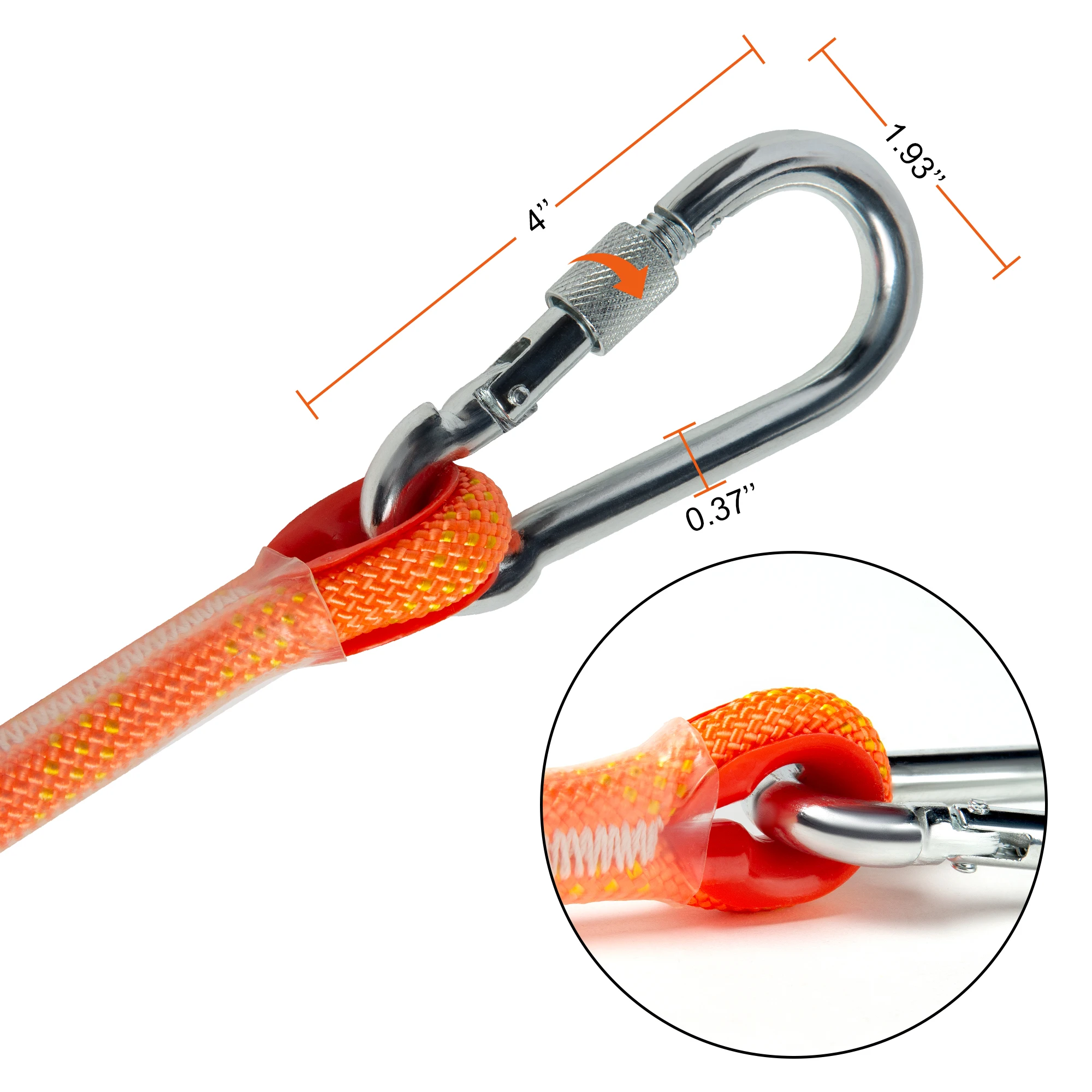 High Strength Rock Mountaineering Heavy Duty Mountine Rope 6mm 10mm