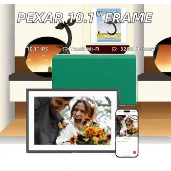 Pexar 10.1-Inch Anti-Glare IPS Touch Screen Digital Picture Frame (Powered Lexar) 1280x800 Resolution 32GB Storage Photos/Videos detail image