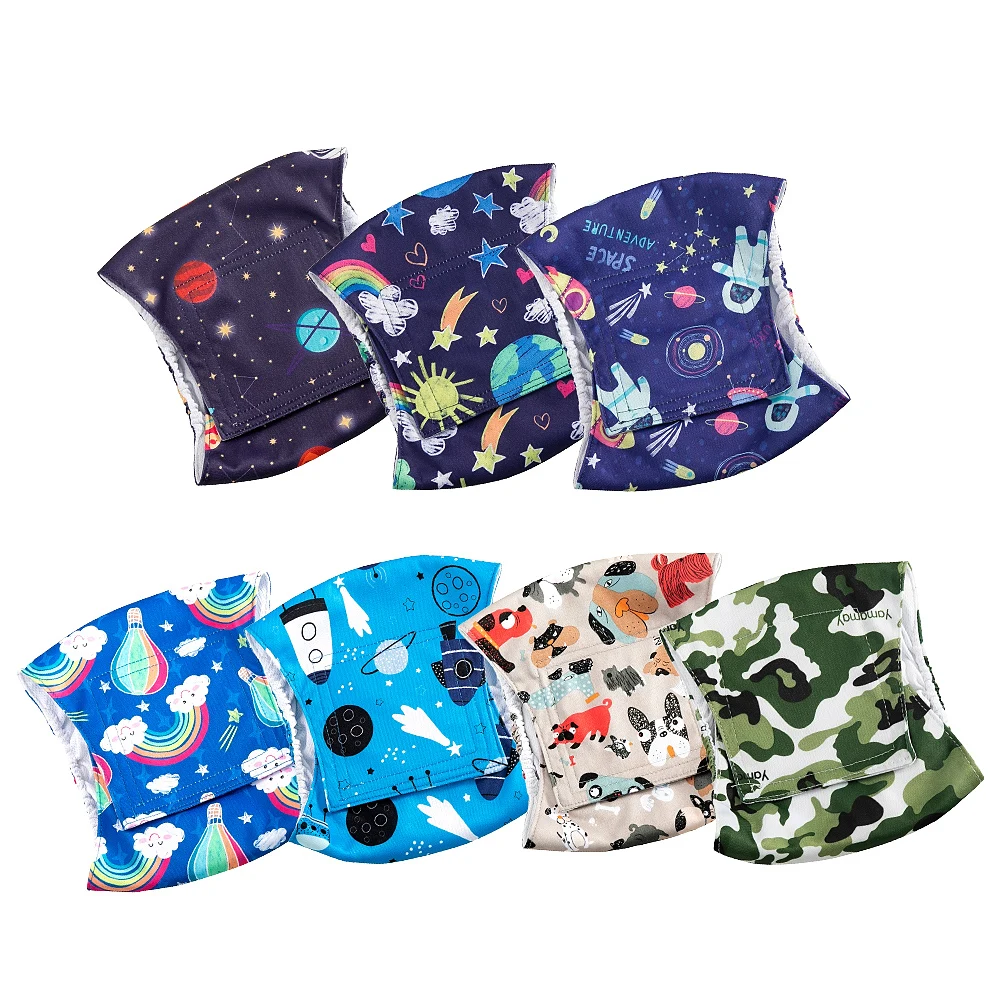 Custom Prints Washable Dog Diaper Reusable Male Dog Belly Band details