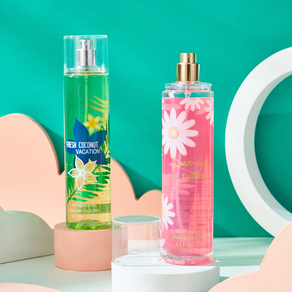 Scenabella 236ml Private Label Parfum Original Manufacturer Body Splash Pink Pea Fragrance Cosmetic Body Splash and Body Mist