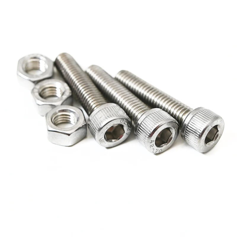 M3 M4 M5 M6 M8 Thread 304 Stainless Steel Allen Head Bolts Hexagon ...