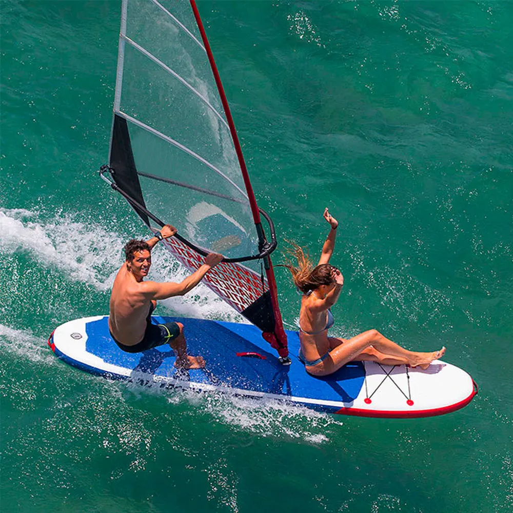 Voile De Vent Pliable Pour Paddle Et Kayak - 108x108 Cm, Fenêtre Transparente, Anti-UV