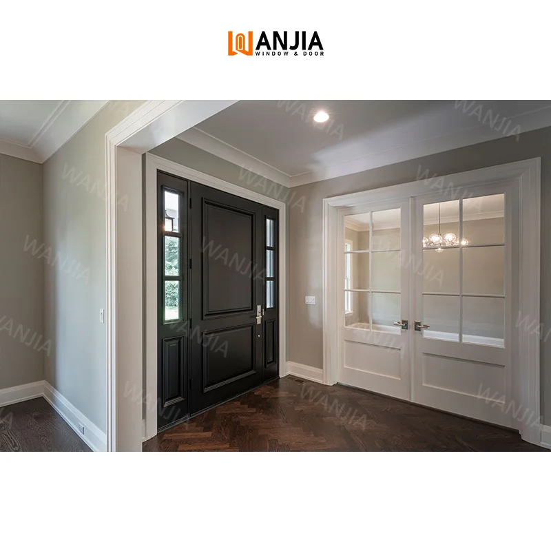Latest Design Main Grill Gate Custom Doors Exterior Front Entry Wooden Doors Modem Exterior Front Wooden Doors