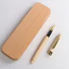 Maple wood fountain pen set