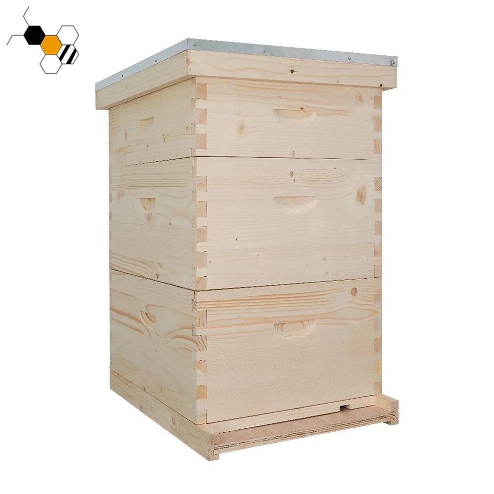 Wooden Bee Hives For Sale Langstroth Hives 3 Layers Beehive Buy