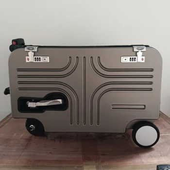2024 Hot Sale Auto Manned 20-Inch Suitcase for Teenagers 90 Kilogram Load Capacity ABS Material Airplane Friendly