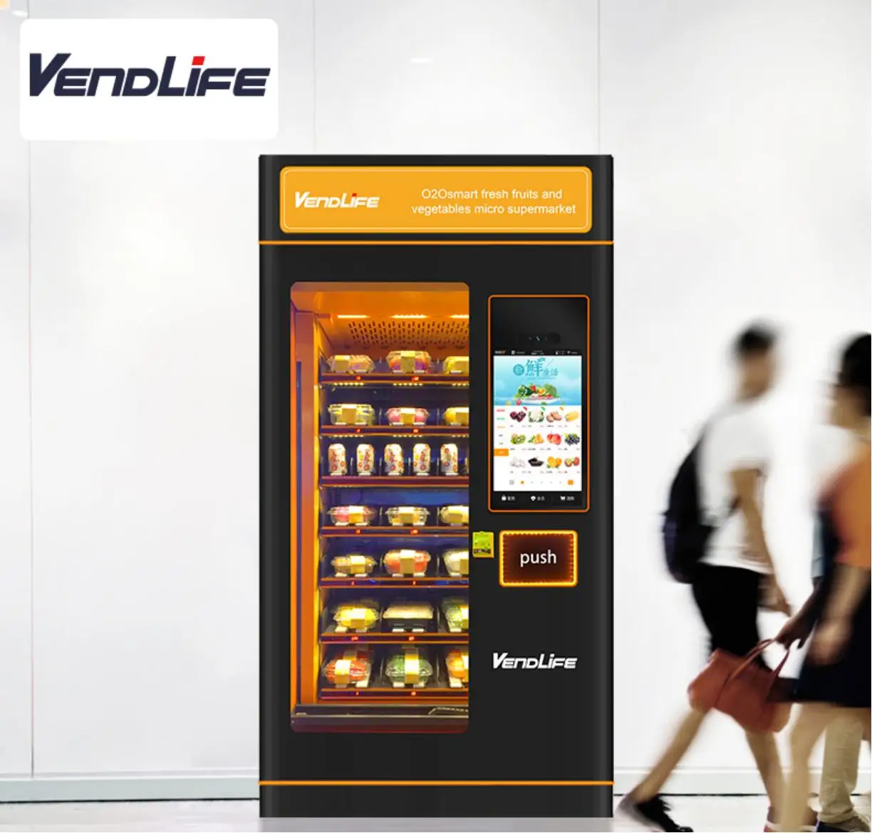 Frozen Food Vending Machine with microwave - Vendlife