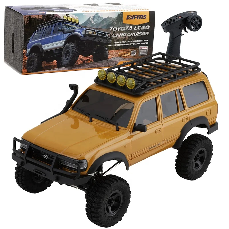 Off Road Rock Crawler Rc Car Toy 1:18 Scale Remote Control 4wd Truck