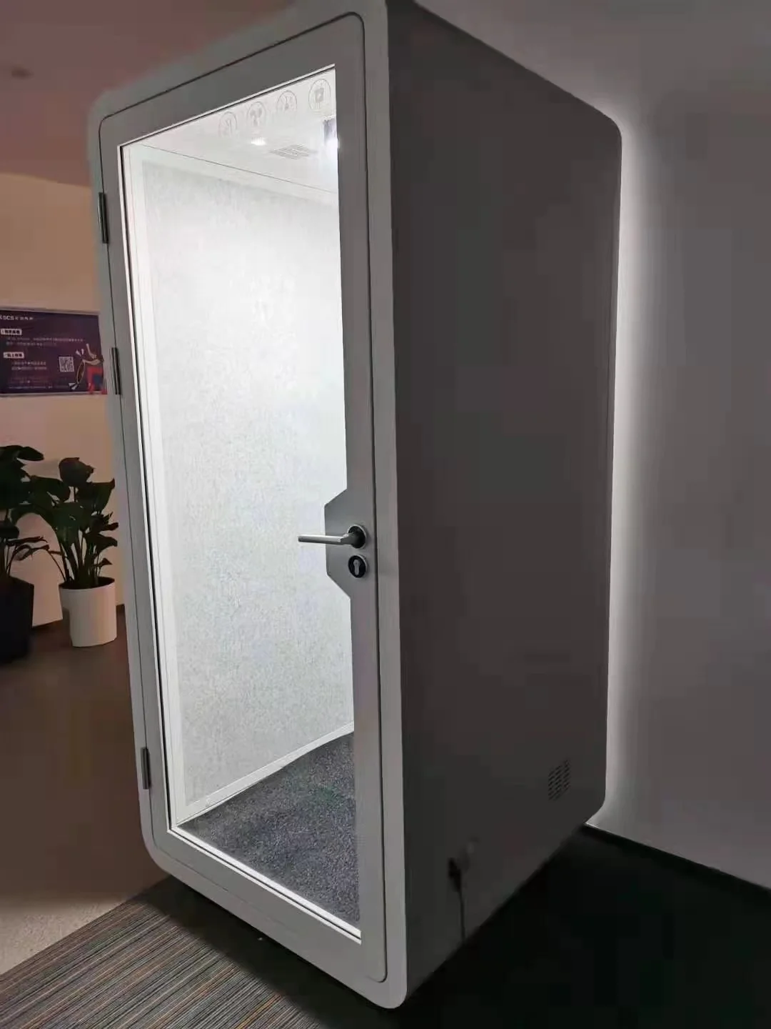 35db Indoor Portable Soundproof Booth 1 Person Office Pod Recording Booth