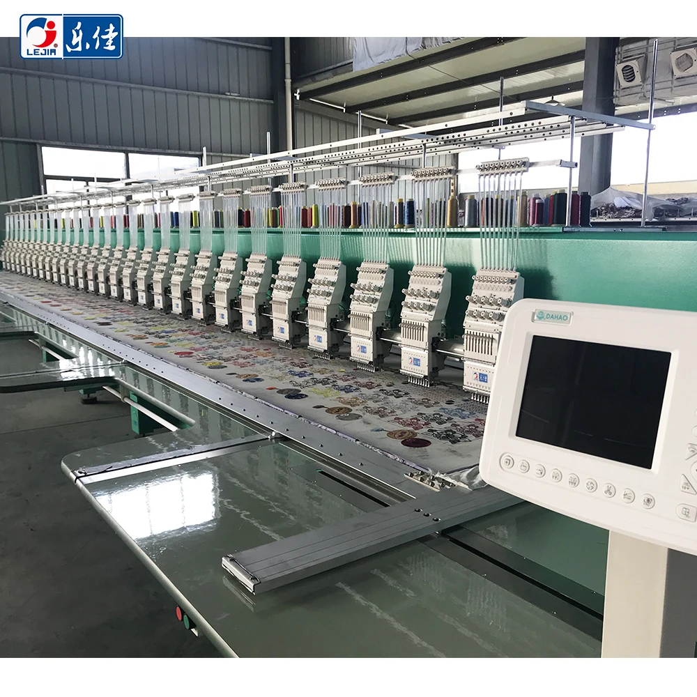 Cheap Cost Tajima Computerized Flat 28 Head Embroidery Machine