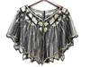 Vertical strip black and gold