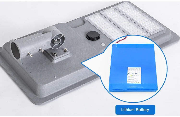 smart motion sensor outdoor waterproof IP65 integrated all in one led solar street light 50w 80w 100w