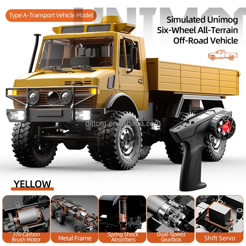 1/18 Mercedes Unimog Remote Control Rock Climbing Truck