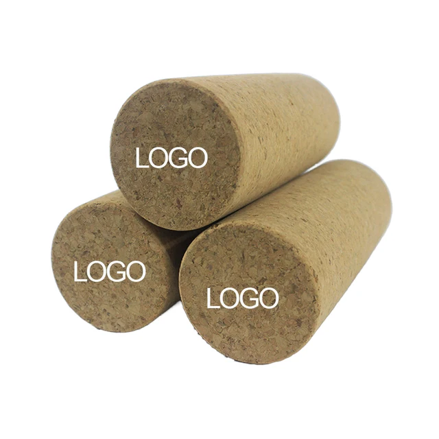 33cm Height Eco Friendly Cork Solid Yoga Column Roller Massage Rollers for Muscle Legs Relax Logo Customized Wholesale