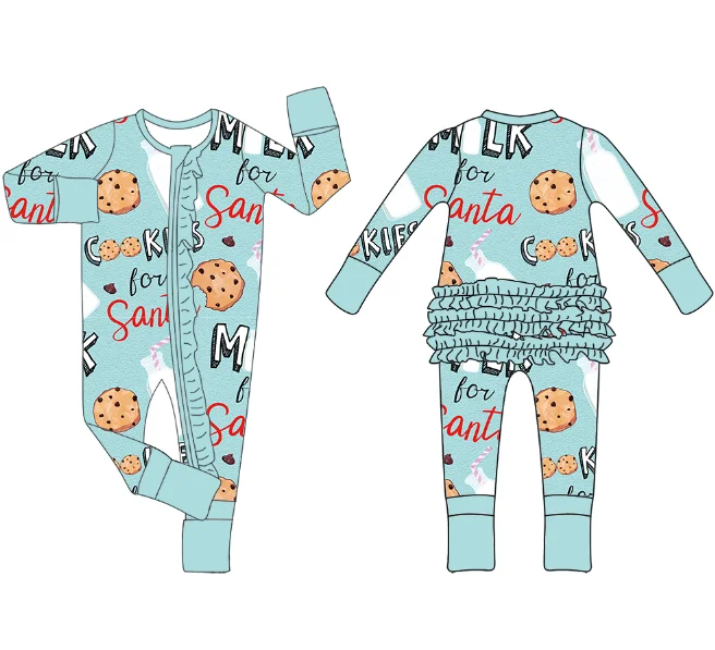 Детский комбинезон с принтом печенья