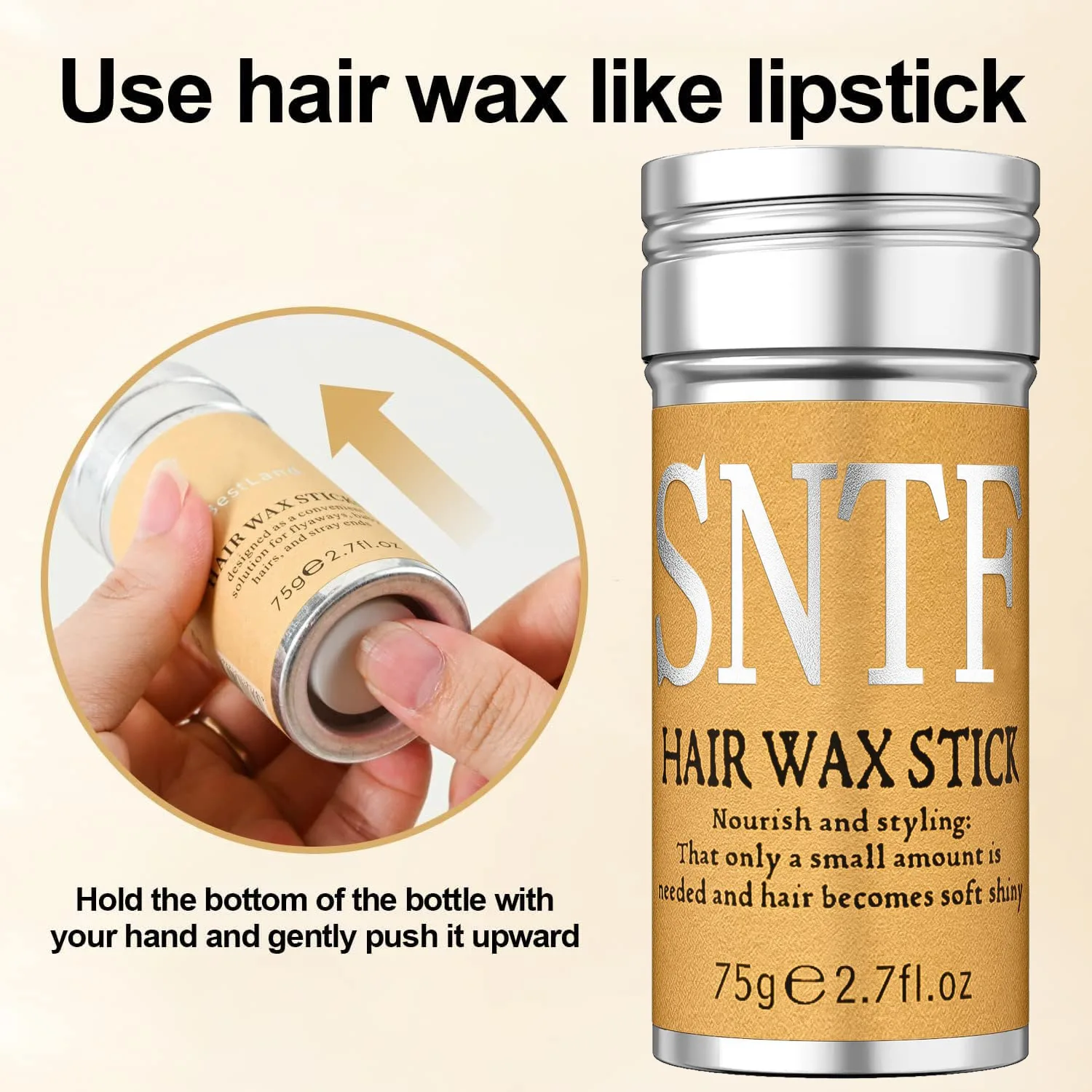 Samnyte Hair Wax Stick Styling Shredder Hair Conditioner Antifrizz