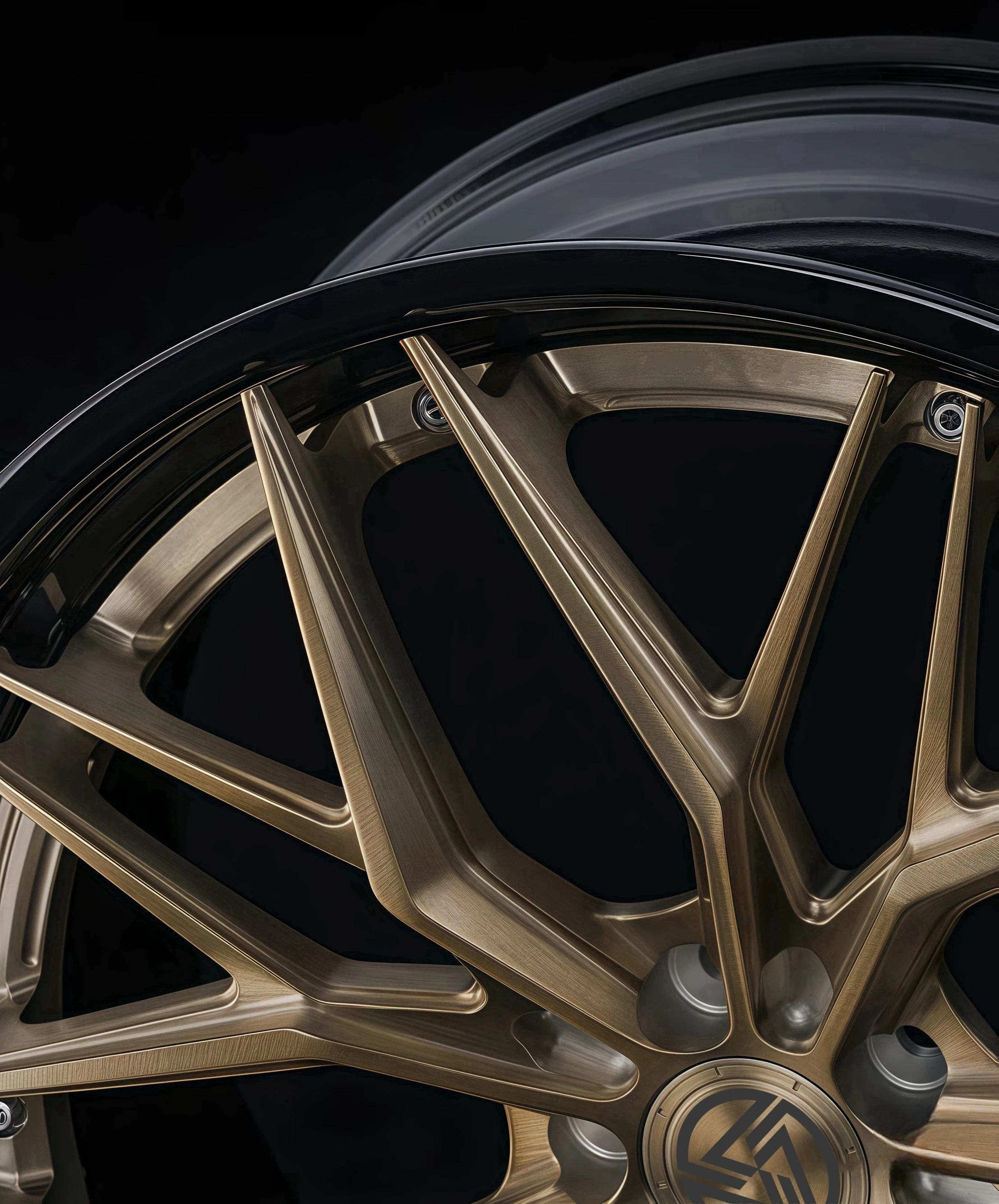 XINLAI Custom Deep Concave 18-22 Inch Aluminium Alloy Wheels 5x120-5x130 for E30 E60 F30 F8 G20 G30 Bronze Finish New Condition - Image 4