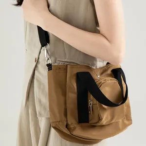 Custom Girls Trendy High Quality Totebags Women Hand Tote Bag Woman Shoulder Bags Nylon Handbags