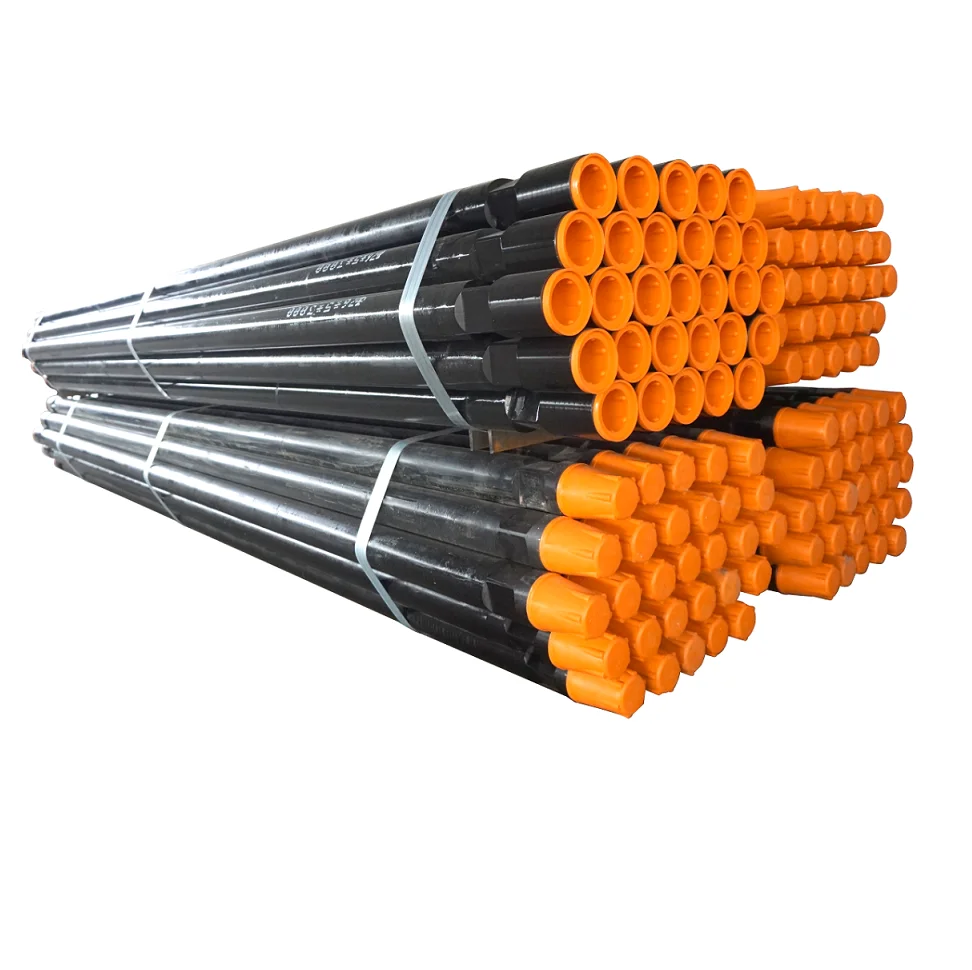 Dth Drill Pipe Thread Standard Drill Rod Nq Hq Rc Drill Pipe Heat