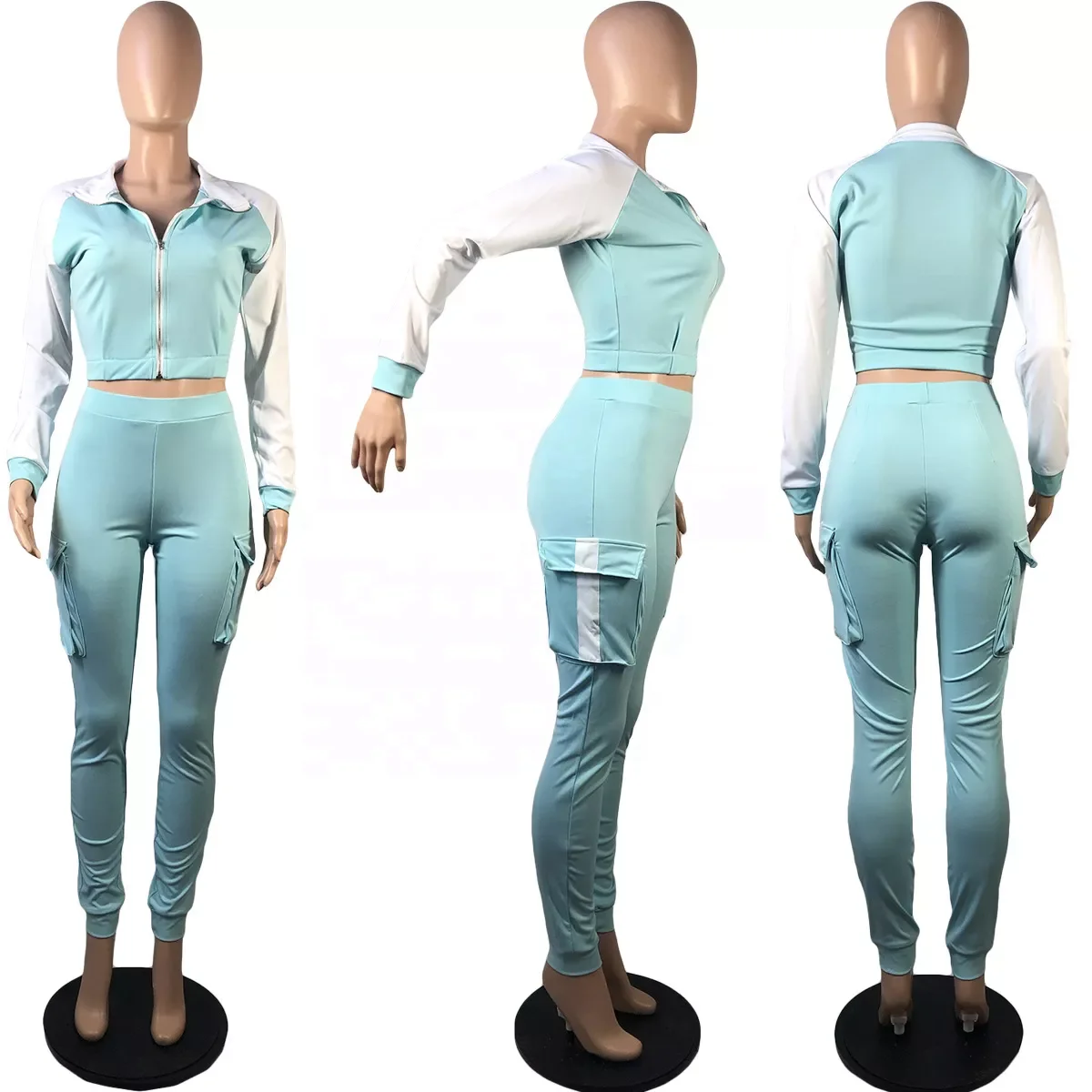 Factory Supply 2025 Custom Logo Plus Size 2 Piece Set Fashion Women Sweatsuit Set Tracksuit