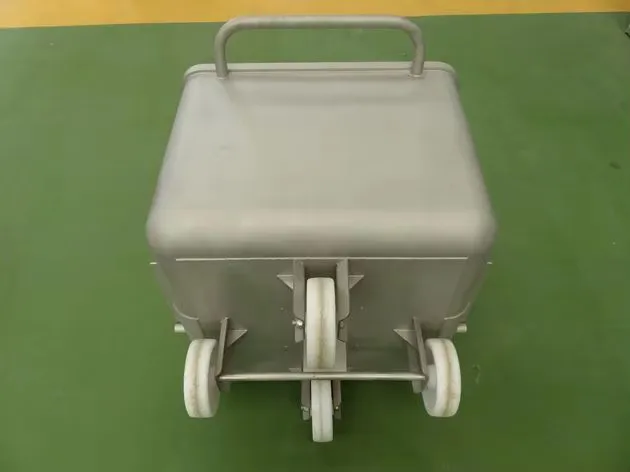 Halal stainless steel 200L meat transport truck, suitable for slaughterhouse or deboning line
