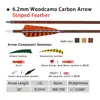 Flecha de carbono Woodcamo de 6.2mm