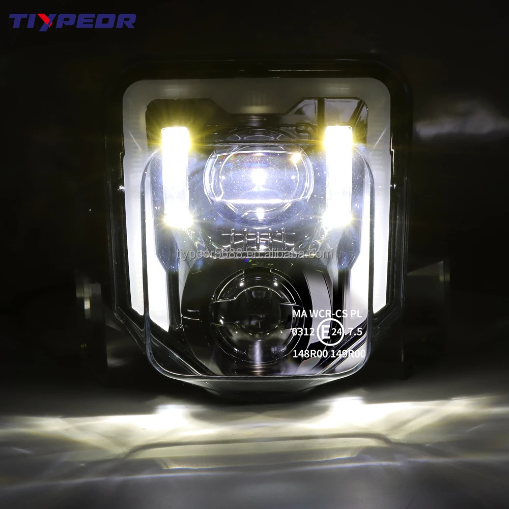lo beam drl projector headlight for enduro 701 501 450 350 300i 250-8