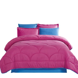 Nantong Factory Hot Sale   8 Pcs Sewing  Comforter Set