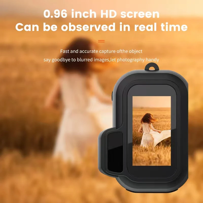 Smallest Keychain Camera Y3000 Retro Touch With 8 Built-in Filters Photo Video Recording Cam