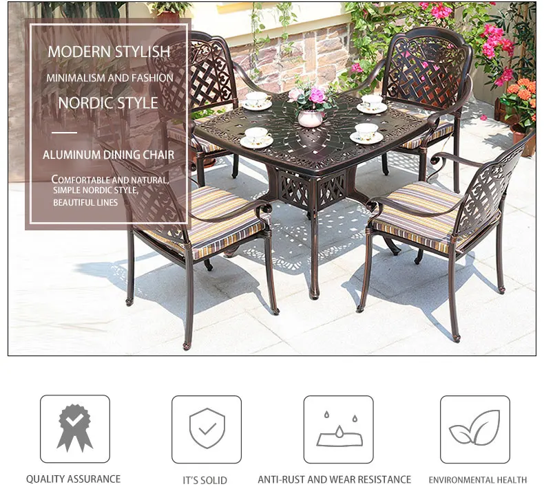 Backyard Assembled Patio Furniture Outdoor Patio Restaurant Furniture Uplion Wicker Cane Back