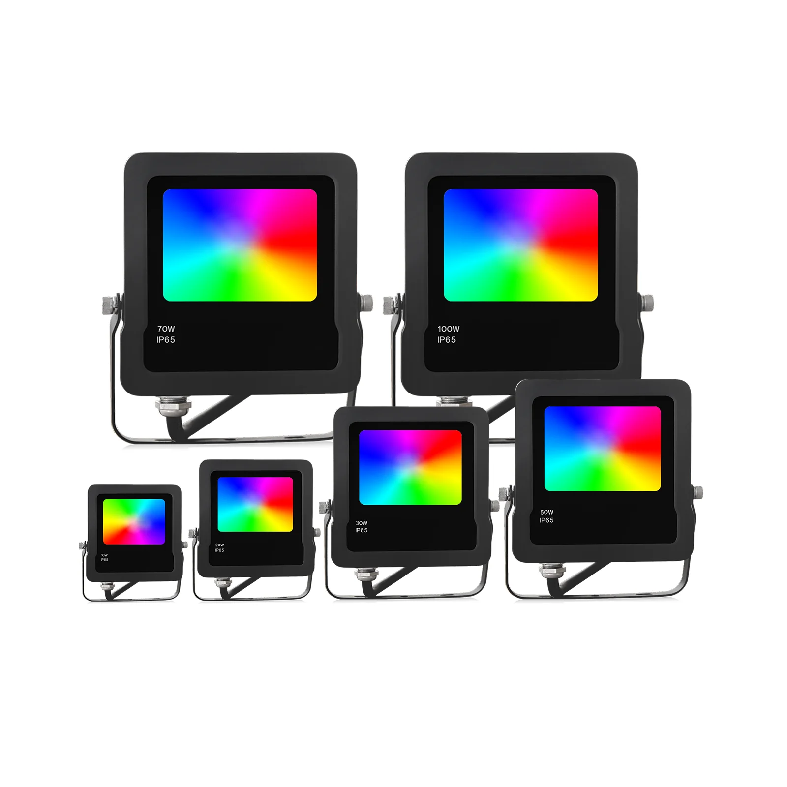 Лидер продаж RGB-прожектор с Wi-Fi управлением TUYA белый 50 Вт Ip66 светодиодный