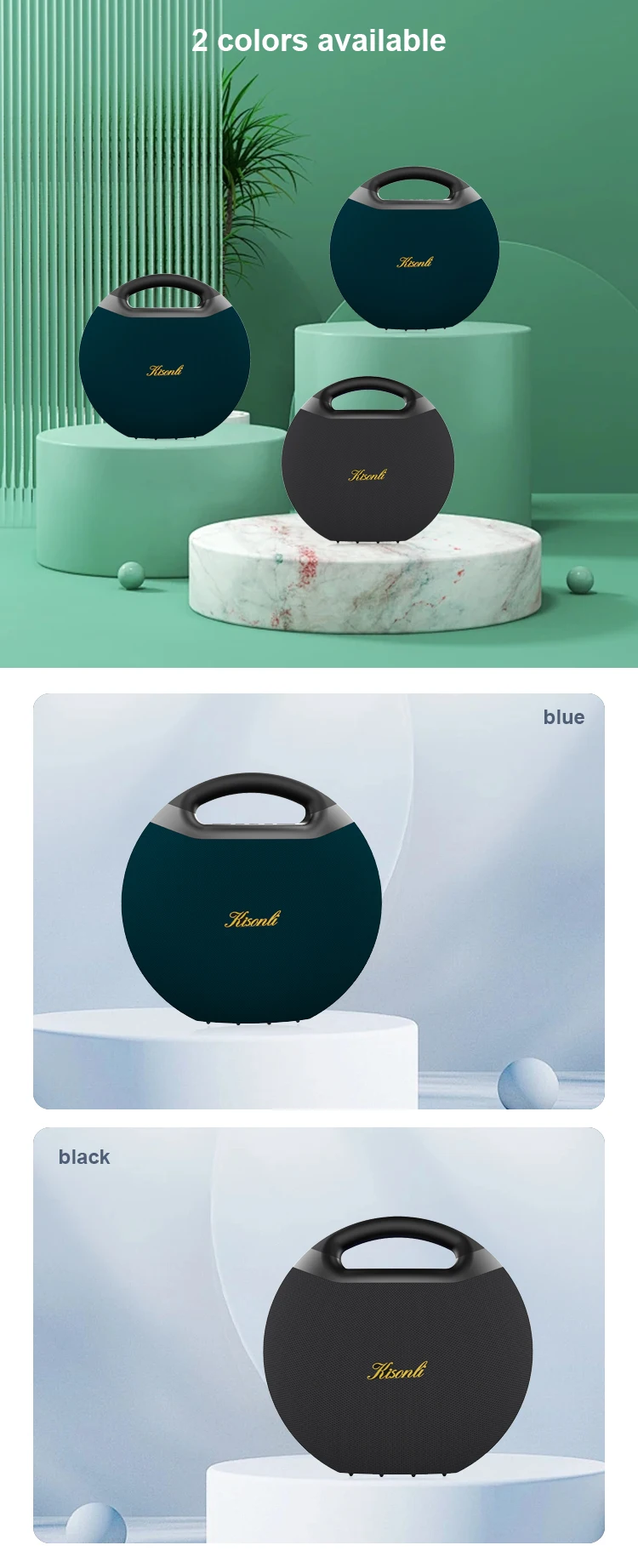 Kisonli K11 50W Dj Sound Box Speakers Professional Bass Bt Wireless Speaker