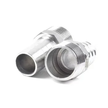 SS304 DN6*6--DN100*100 1/8"*6--4"*100  Stainless Steel Pipe Fittings Male Thread Hose Nipple for Pipe Connector
