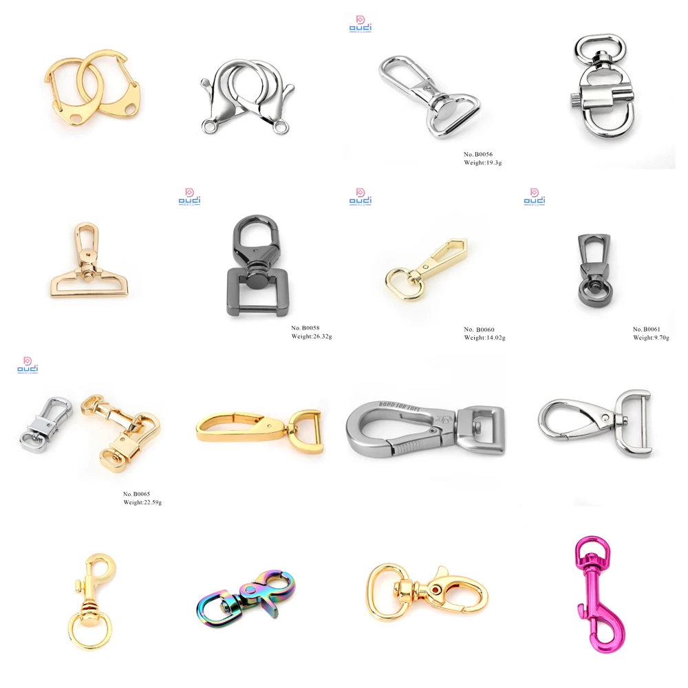 Pet Hardware Metal Dog Leash Hook Clip Dog Swivel Snap Hook Collar Buckle  Accessories Wholesale