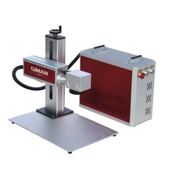 Lightburn Compatible Fiber Laser Engraving Machines with rotary for Gold Silver Metal Rings Laser Marker