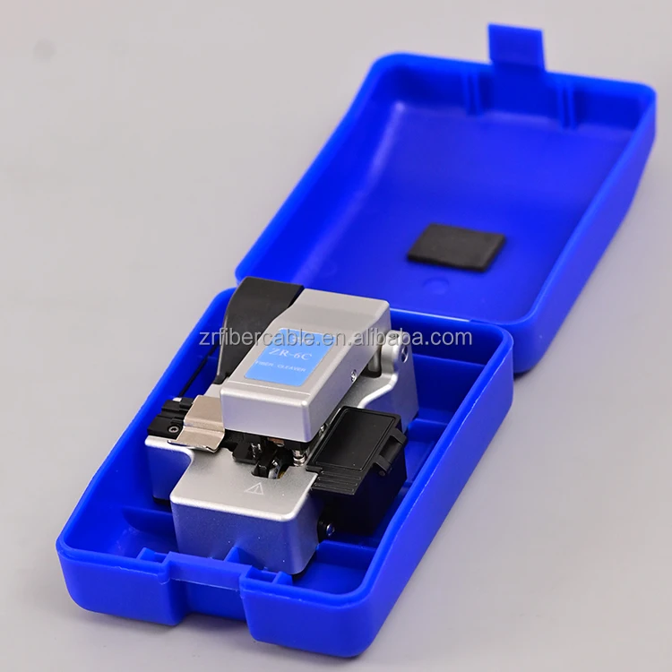 Fibra Optica Cutter Automatic Blade Rotationnd Scrap Collection One Step Precision Auto Return Fiber Cleaver Price