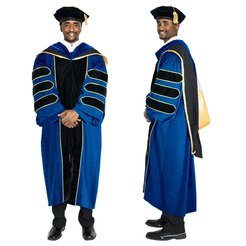 graduation dress adult Black Graduation Robe