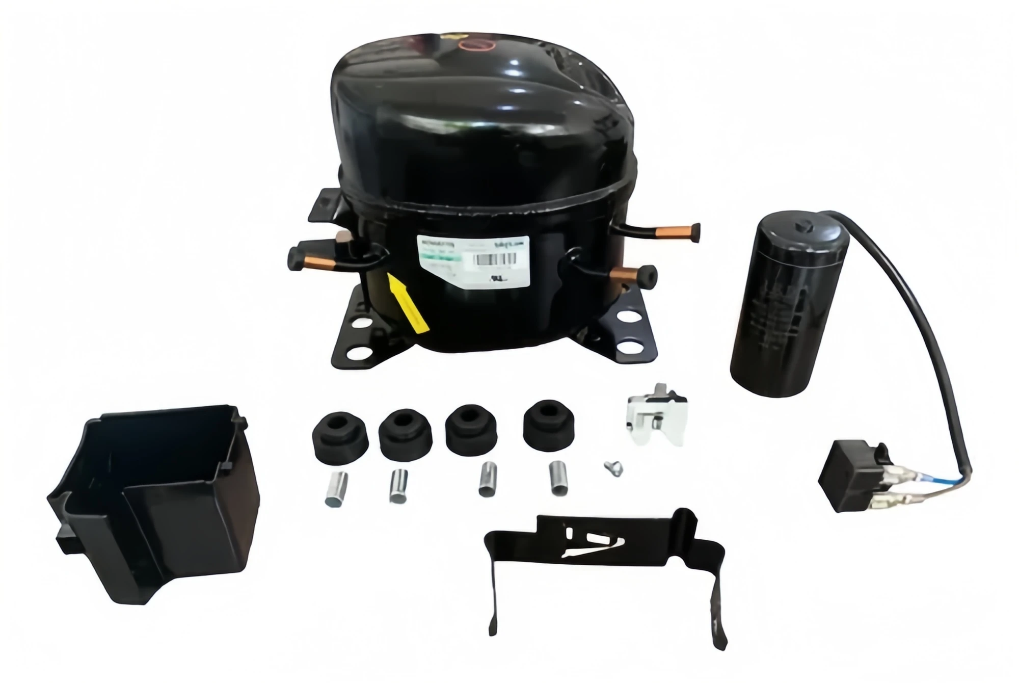 Factory Price Commercial Refrigerator Compressor Inverter 12/24V DC R134a Refrigerant for Restaurant and Hotel Use