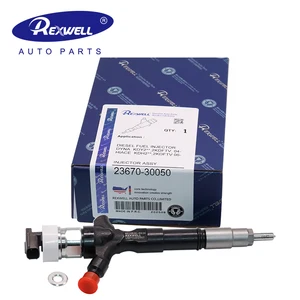 New Genuine OE 095000-5663 23670-30050 Diesel Engine Common Rail Fuel Injector for Toyota Land Cruiser Prado Hiace Hilux 1KD 2KD