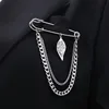 Leaf double-layer brooch
